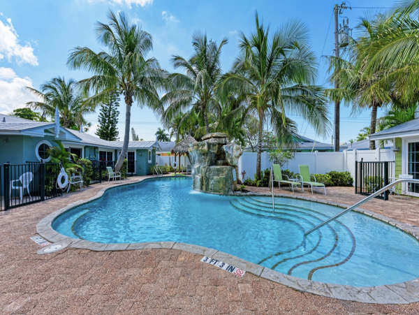 Anna Maria Island Vacation Villa - Two Bedroom Rental with Pool & Waterfall